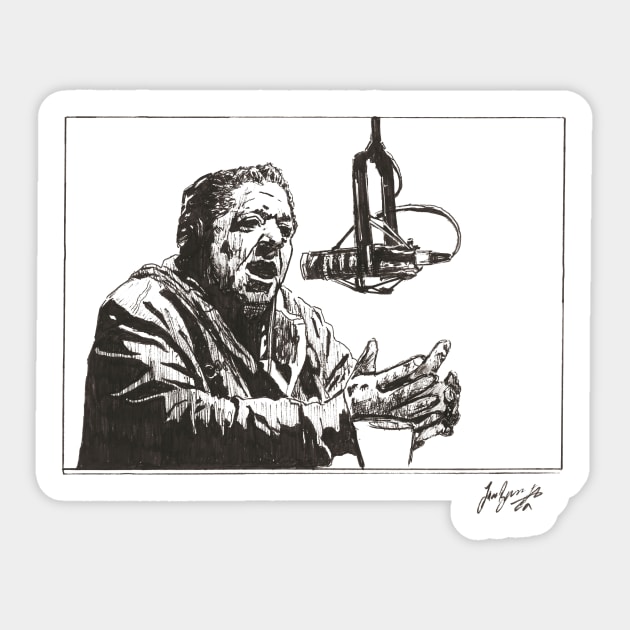 Joey Diaz Sticker by Jack Browning